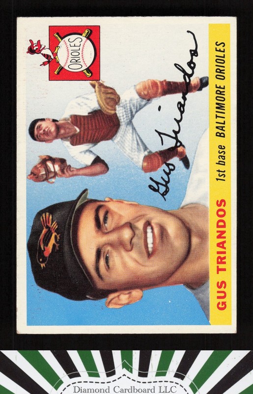 1955 Topps #64 Gus Triandos EX p, front