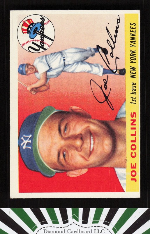 1955 Topps #63 Joe Collins VGEX f, front
