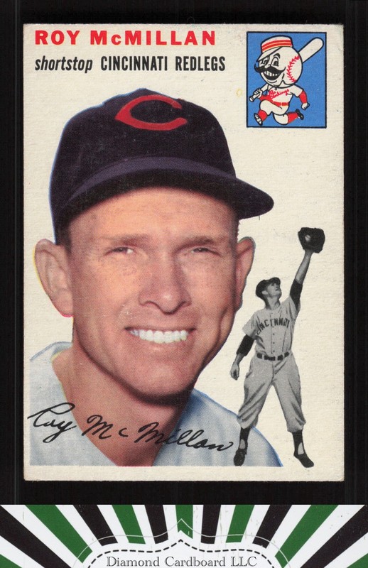 1954 Topps #120 Roy McMillan VG b, front