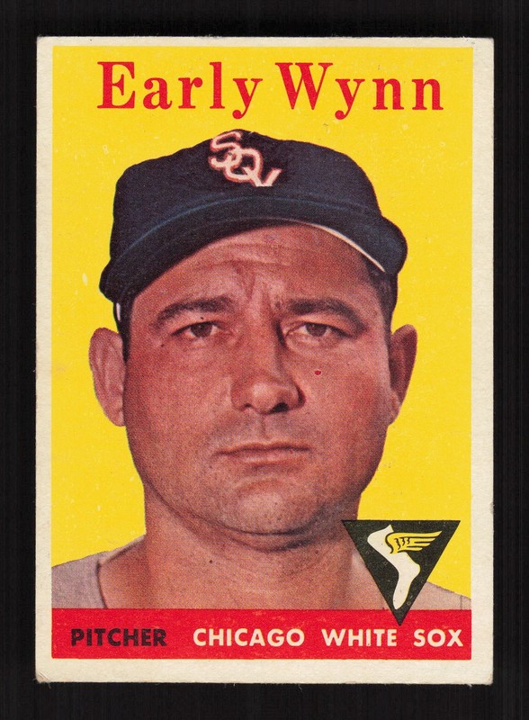 1958 Topps #100 Early Wynn White Letters VGEX k, front