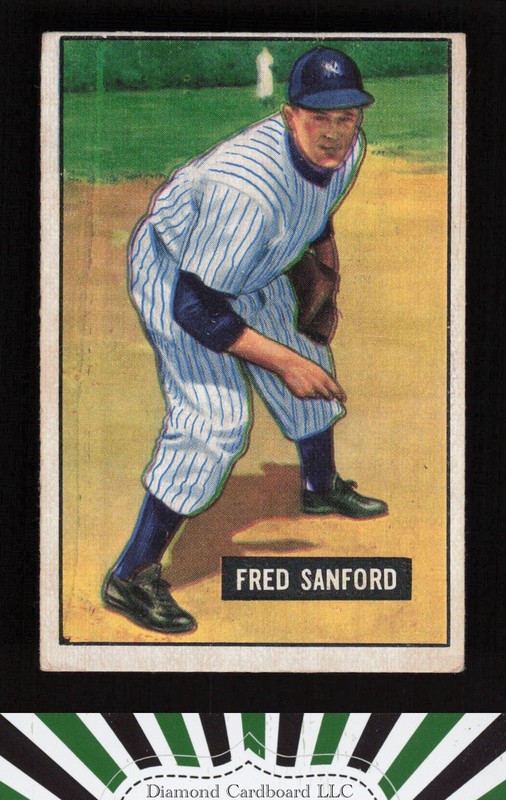 1951 Bowman #145 Fred Sanford VG+, front