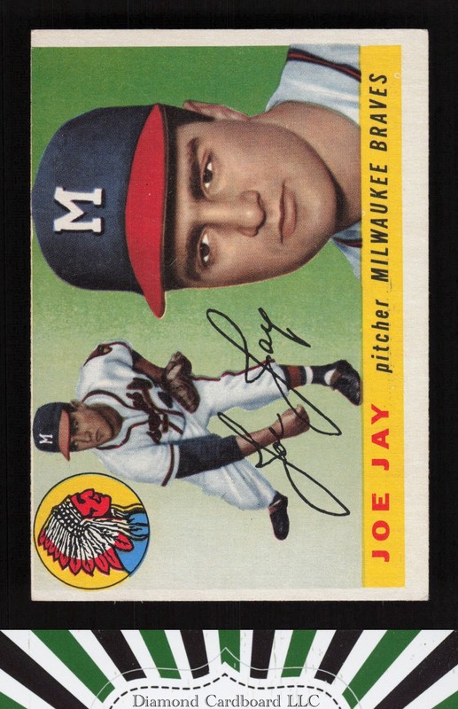 1955 Topps #134 Joe Jay VGEX (MC) c, front