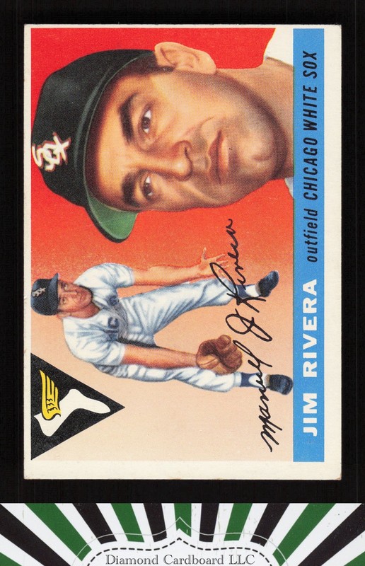 1955 Topps #58 Jim Rivera EX e, front