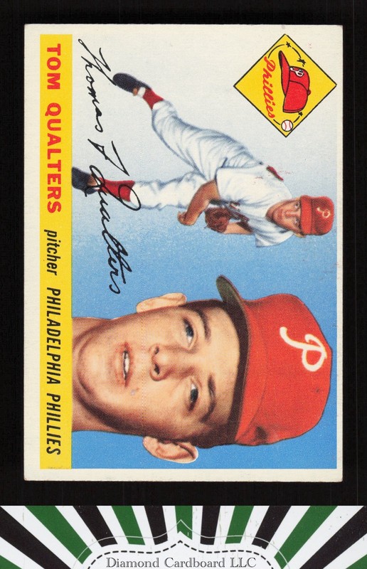 1955 Topps #33 Tom Qualters VG+ r, front