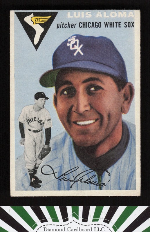 1954 Topps #57 Luis Aloma VG+ h, front