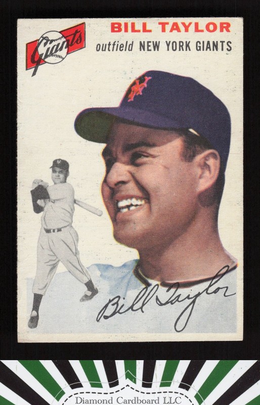 1954 Topps #74 Bill Taylor GD j, front