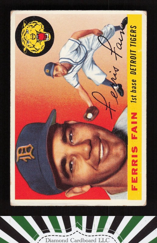 1955 Topps #11 Ferris Fain VG d, front