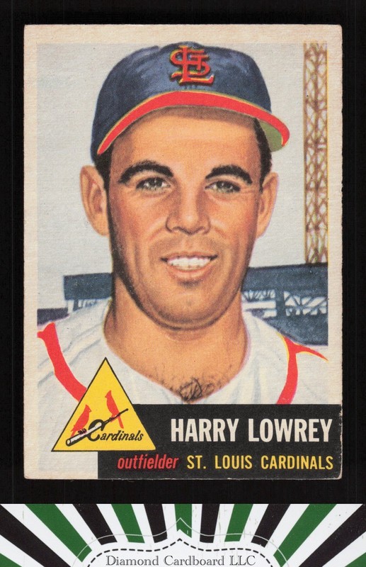 1953 Topps #16 Peanuts Lowrey VGEX i, front