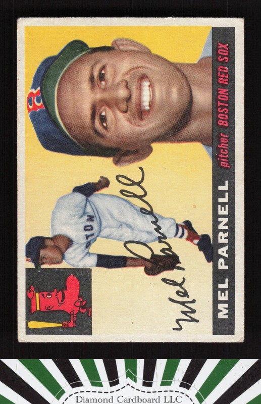1955 Topps #140 Mel Parnell VG [NICELY CENTERED] a, front