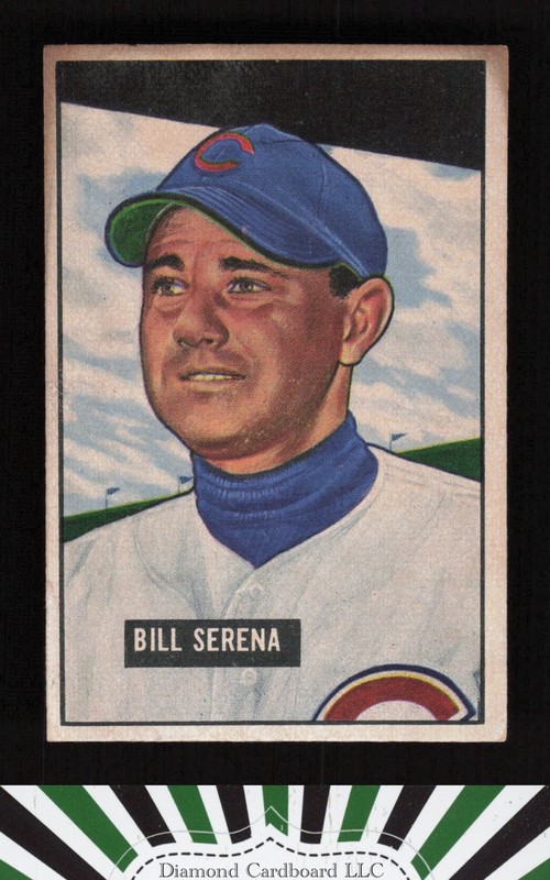 1951 Bowman #246 Bill Serena GD, front