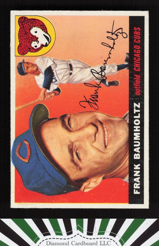 1955 Topps #172 Frank Baumholtz EX+ [CENTERED] d, front