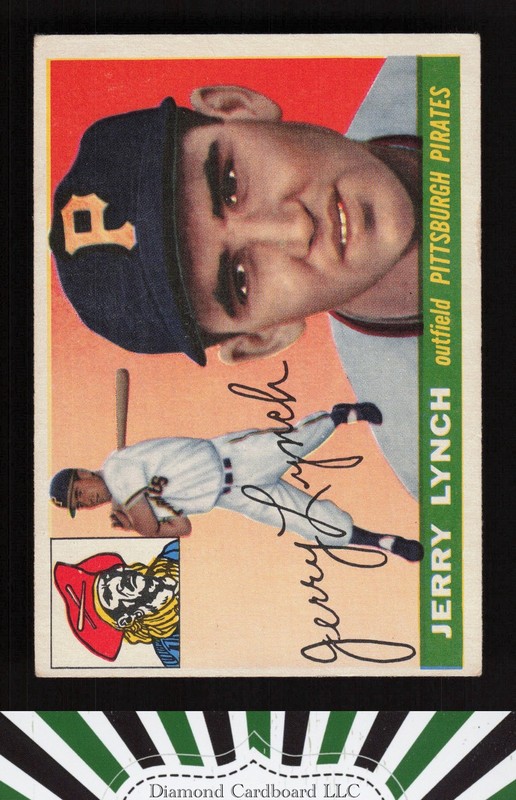 1955 Topps #142 Jerry Lynch VG b, front