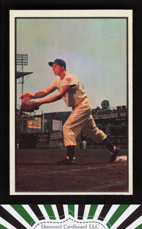 1953 Bowman Color #92 Gil Hodges NM b, front