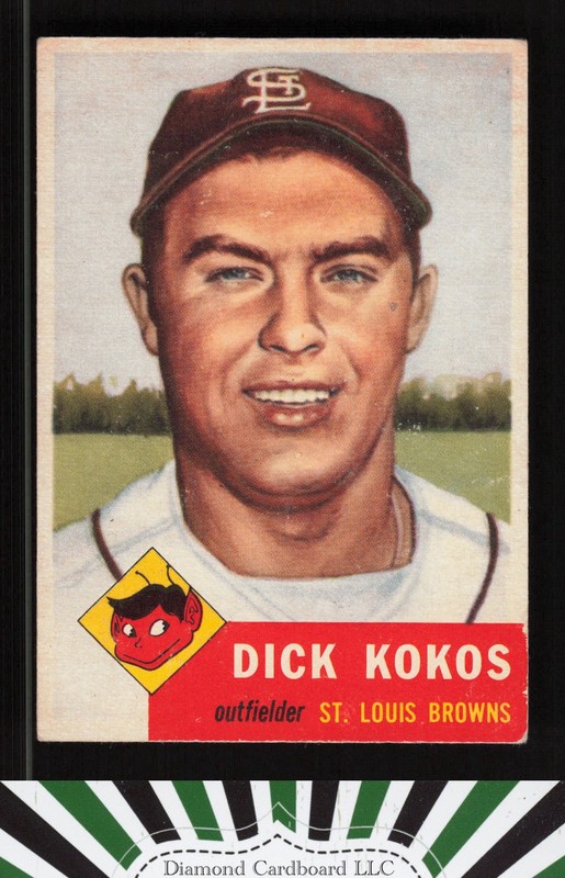 1953 Topps #232 Dick Kokos VG [CENTERED] e, front