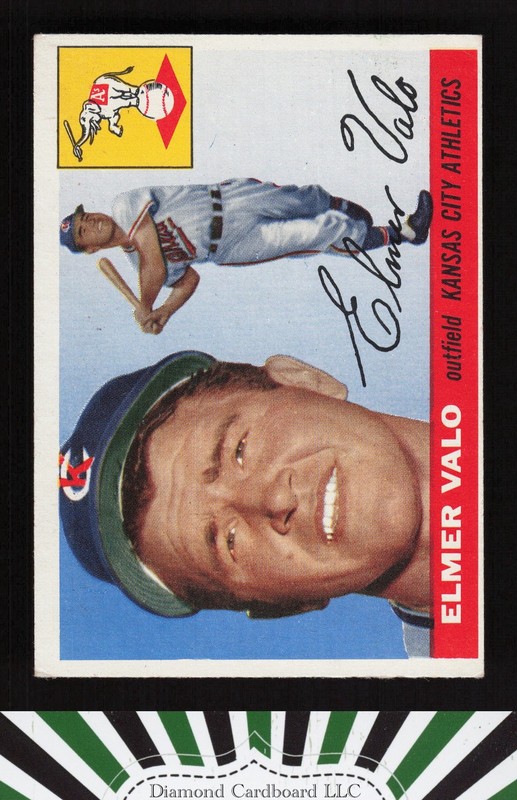 1955 Topps #145 Elmer Valo VGEX i, front