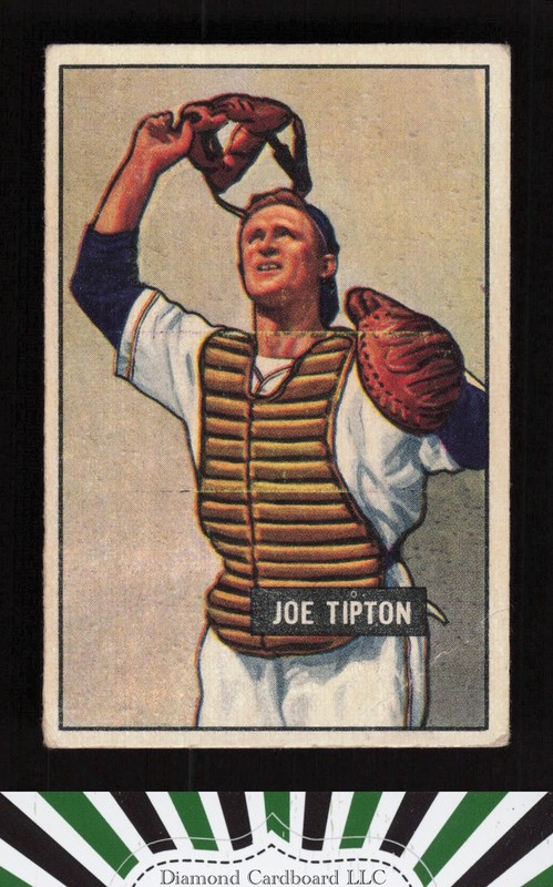 1951 Bowman #82 Joe Tipton VG, front