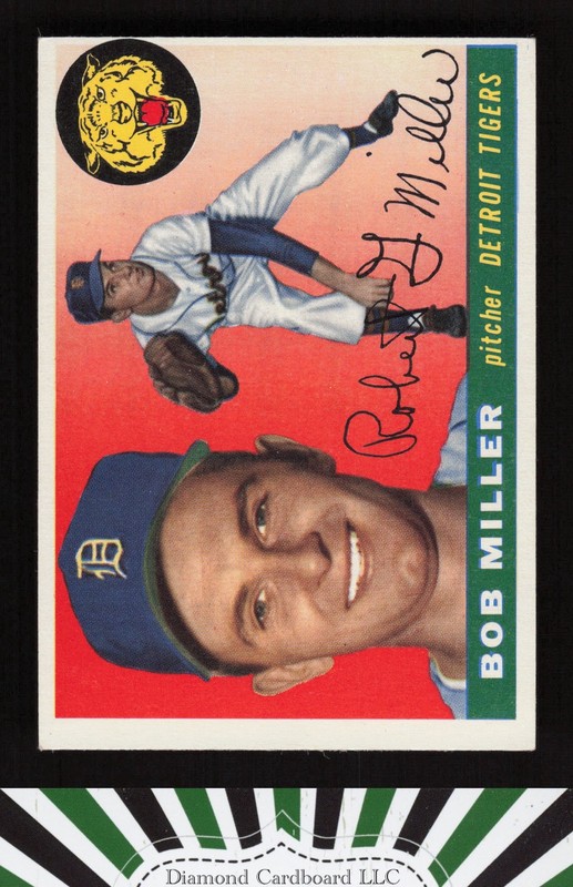 1955 Topps #9 Bob Miller EX a, front