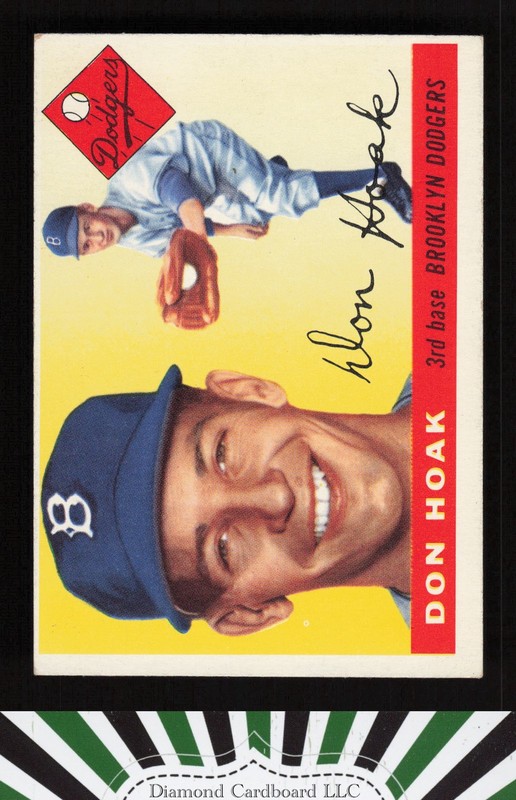 1955 Topps #40 Don Hoak VGEX n, front