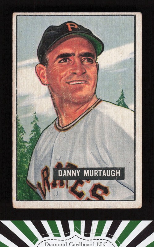 1951 Bowman #273 Danny Murtaugh VG+, front