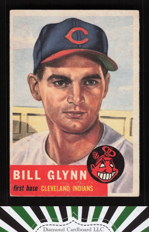1953 Topps #171 Bill Glynn PR g, front