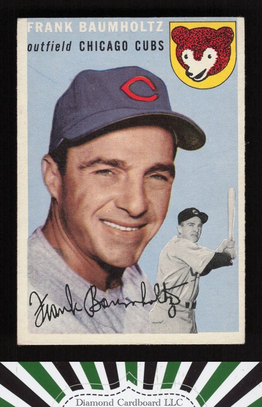 1954 Topps #60 Frank Baumholtz VGEX+ h, front