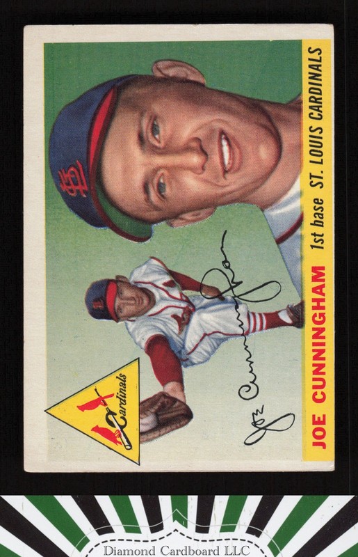 1955 Topps #37 Joe Cunningham GD+ i, front