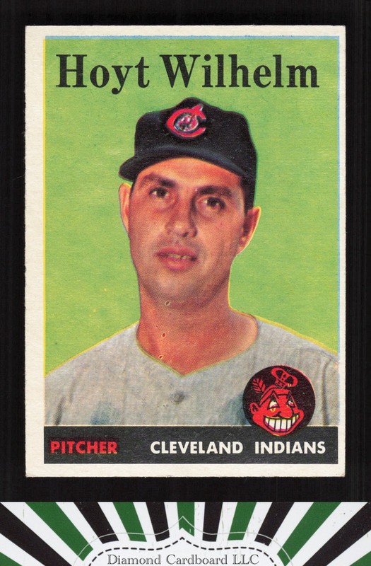 1958 Topps #324 Hoyt Wilhelm EX k, front