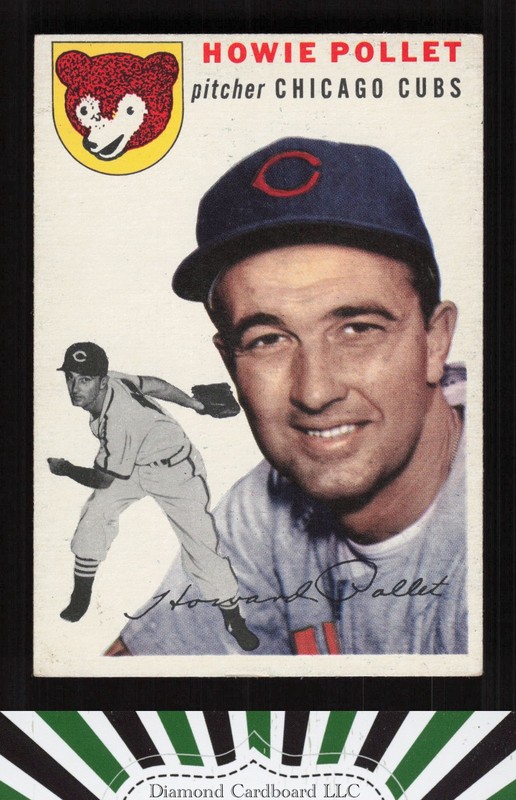 1954 Topps #89 Howie Pollet VGEX+ g, front