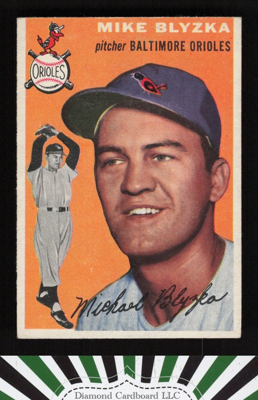 1954 Topps #152 Mike Blyzka VGEX [CENTERED] c, front