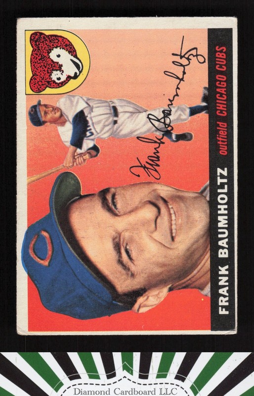 1955 Topps #172 Frank Baumholtz VG h, front