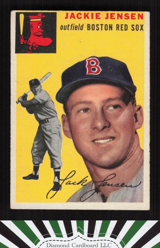 1954 Topps #80 Jackie Jensen VGEX+ e, front