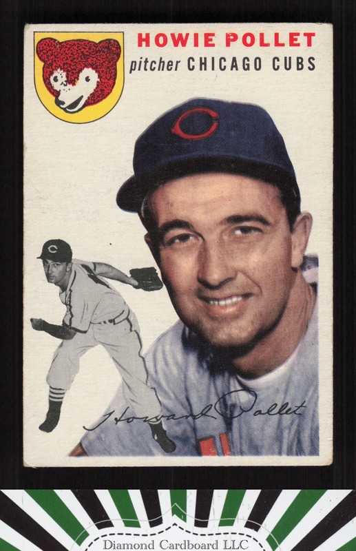 1954 Topps #89 Howie Pollet GD+ m, front