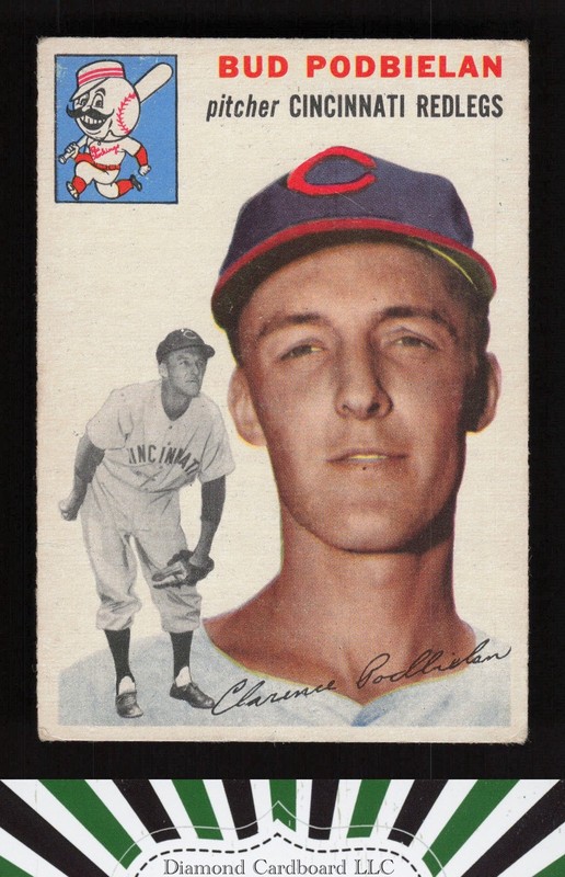1954 Topps #69 Bud Podbielan VG n, front