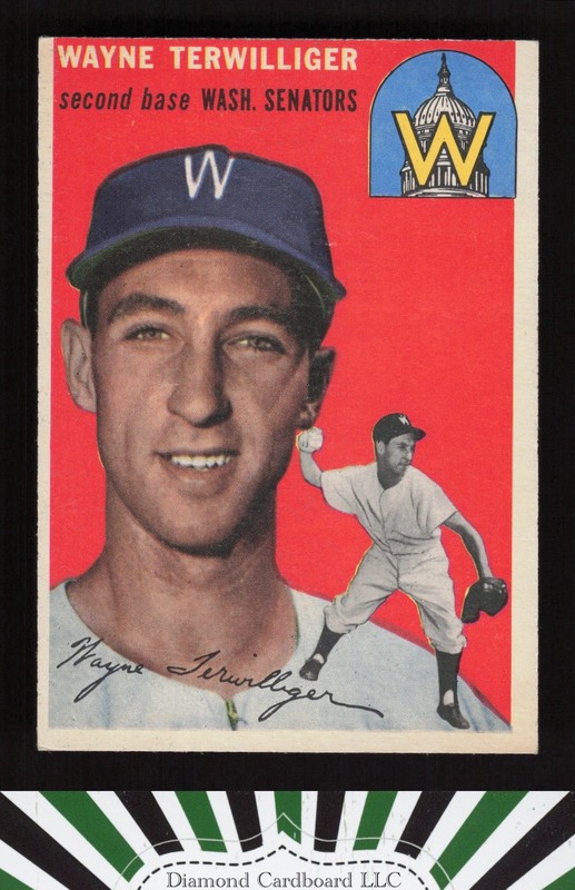 1954 Topps #73 Wayne Terwilliger EX h, front