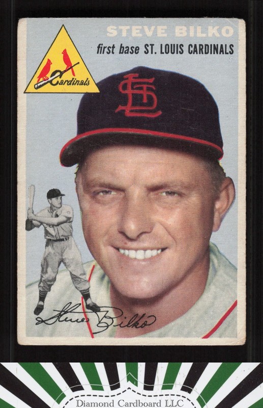 1954 Topps #116 Steve Bilko GD [NICELY CENTERED] l, front