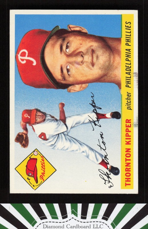 1955 Topps #62 Thornton Kipper VGEX p, front