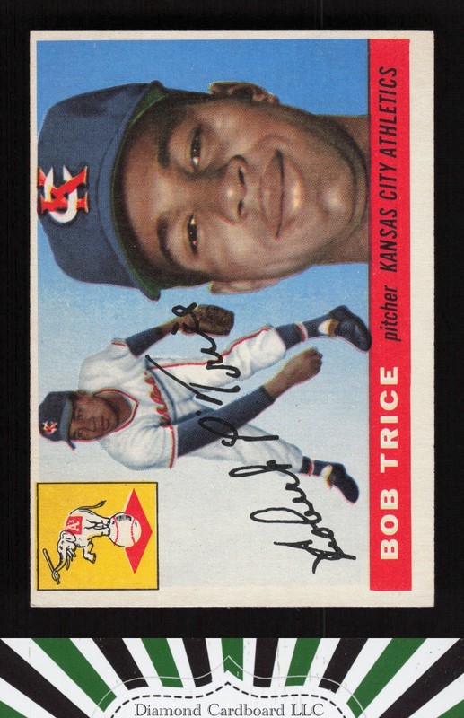 1955 Topps #132 Bob Trice EX g, front