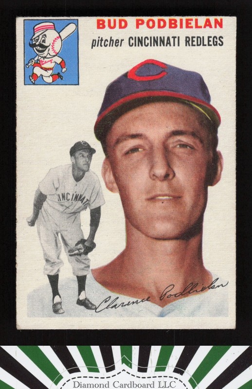 1954 Topps #69 Bud Podbielan VGEX+ c, front