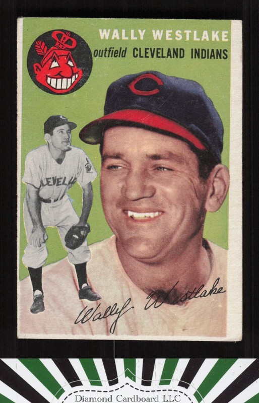 1954 Topps #92 Wally Westlake VG b, front