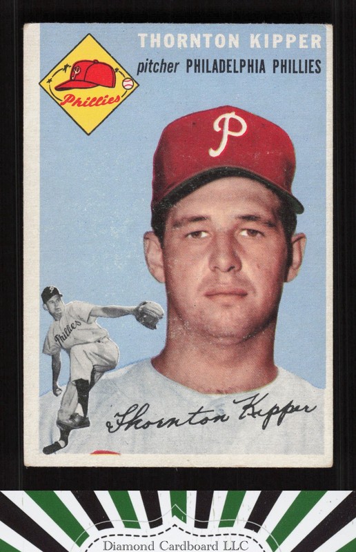 1954 Topps #108 Thornton Kipper VGEX i, front