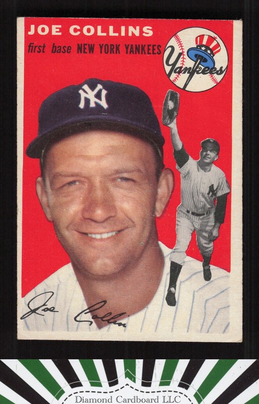 1954 Topps #83 Joe Collins GD+ g, front