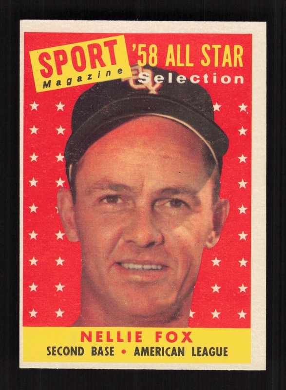 1958 Topps #479 Nellie Fox GD [LOOKS BETTER] i, front