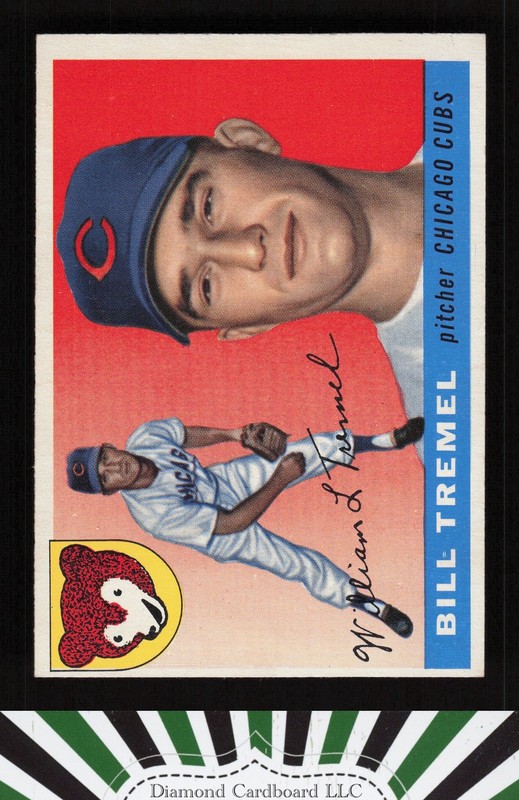 1955 Topps #52 Bill Tremel VGEX+ a, front
