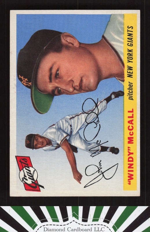 1955 Topps #42 Windy McCall VGEX+ g, front