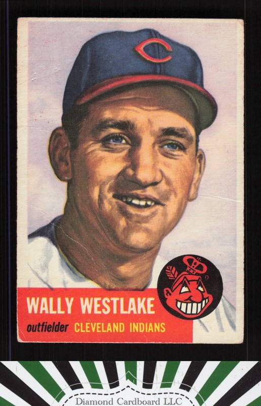 1953 Topps #192 Wally Westlake FR a, front