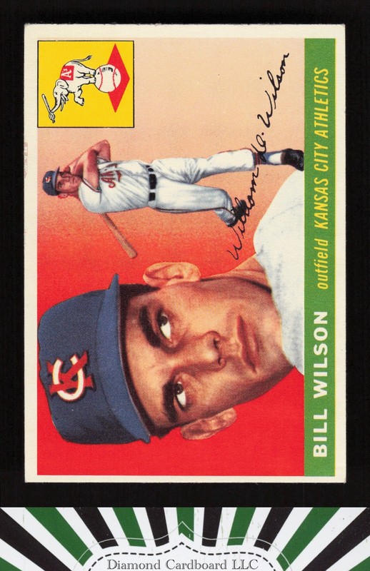 1955 Topps #86 Bill Wilson VGEX h, front