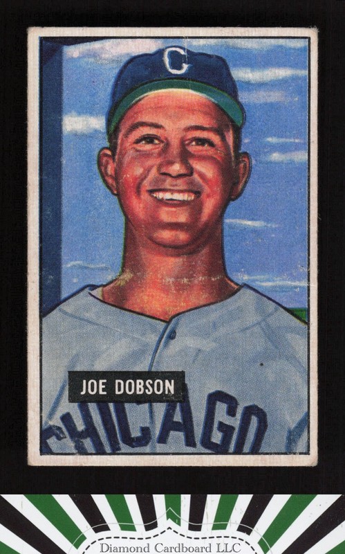1951 Bowman #36 Joe Dobson GD+, front