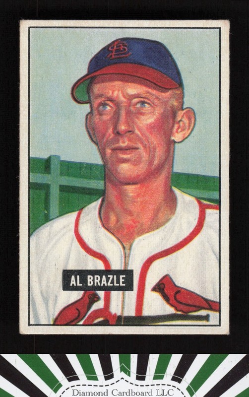 1951 Bowman #157 Al Brazle VGEX [CENTERED], front