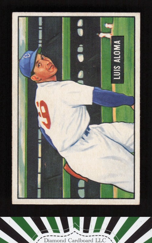 1951 Bowman #231 Luis Aloma EX, front
