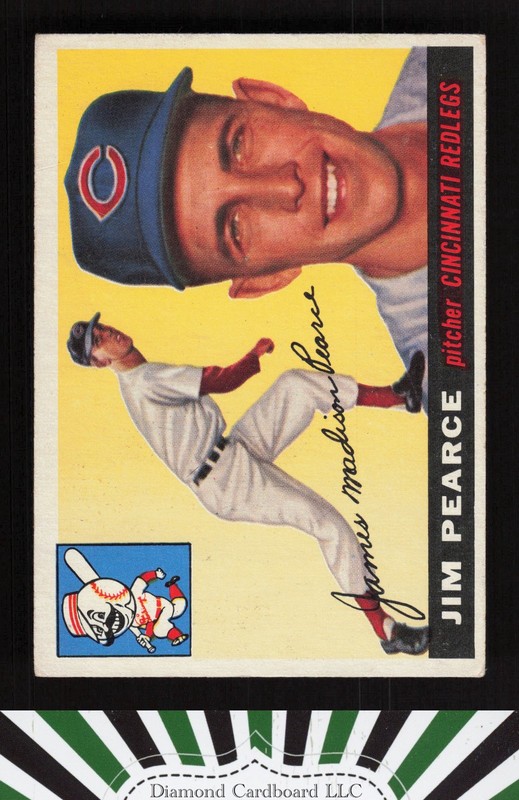 1955 Topps #170 Jim Pearce VGEX i, front